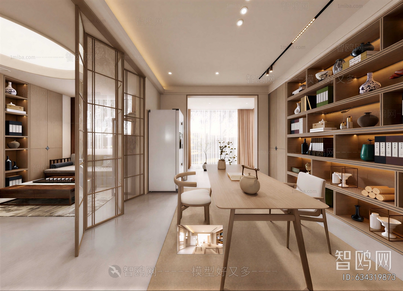 New Chinese Style Dining Room