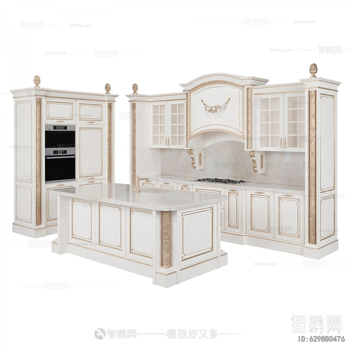 European Style Kitchen Cabinet