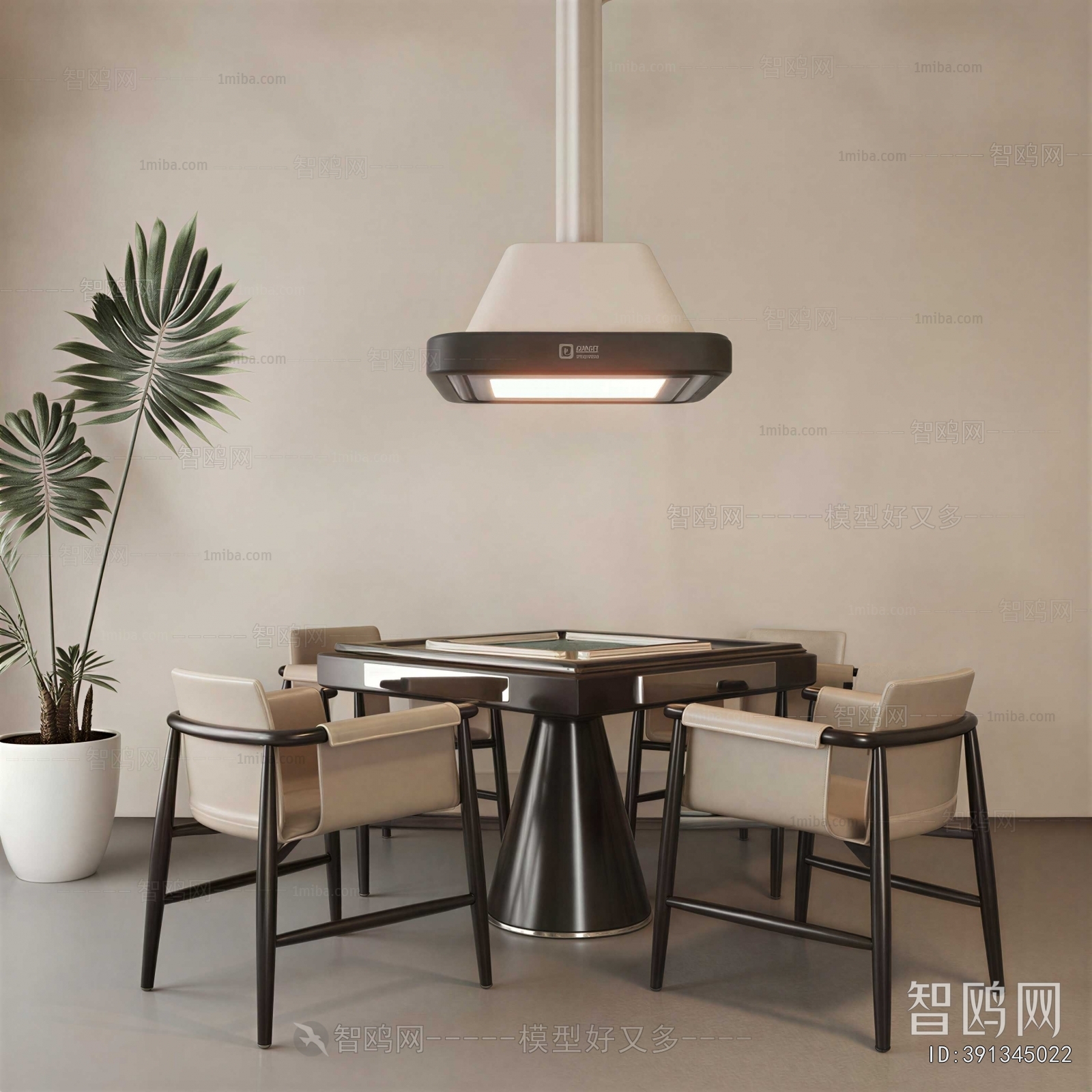 Modern Mahjong Tables And Chairs