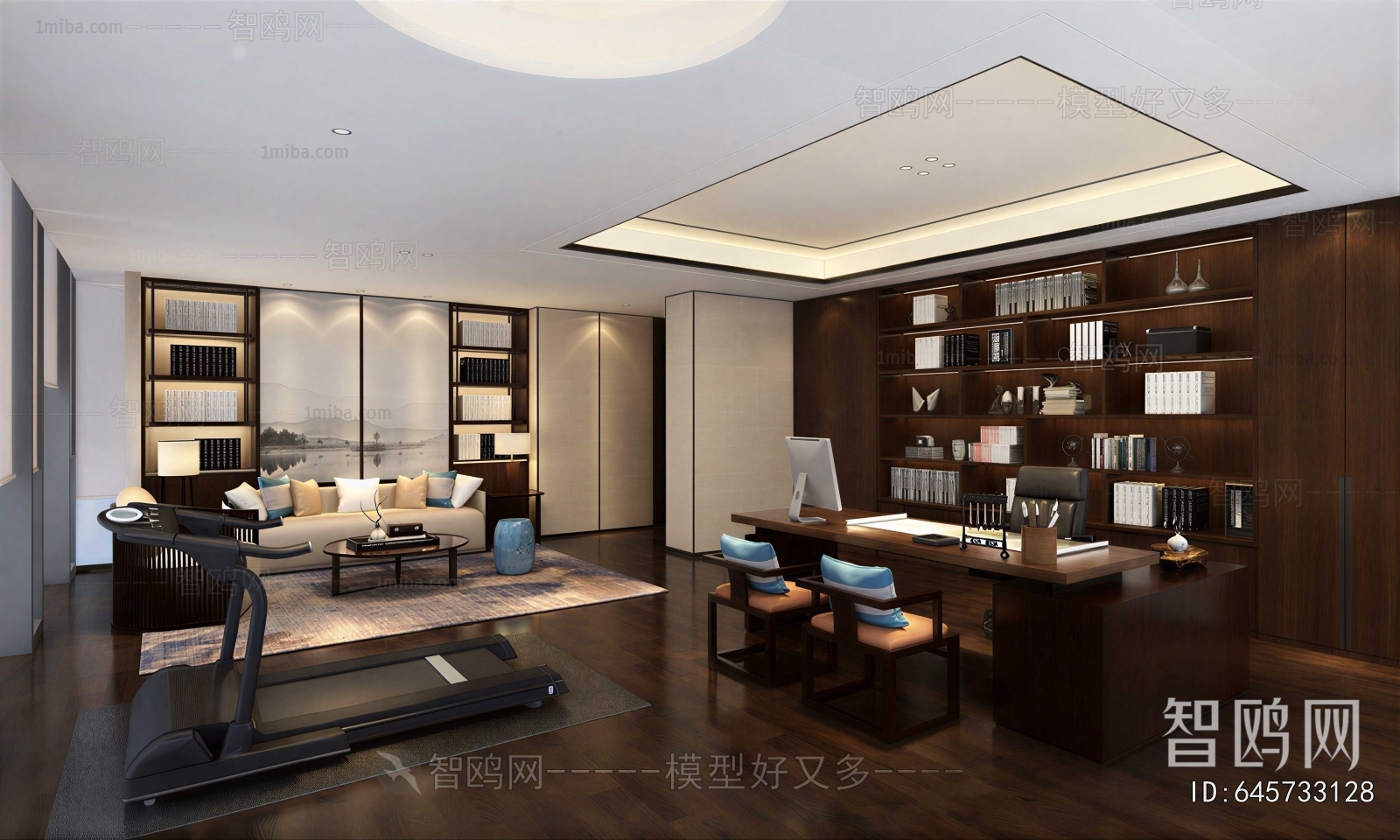 New Chinese Style Manager's Office