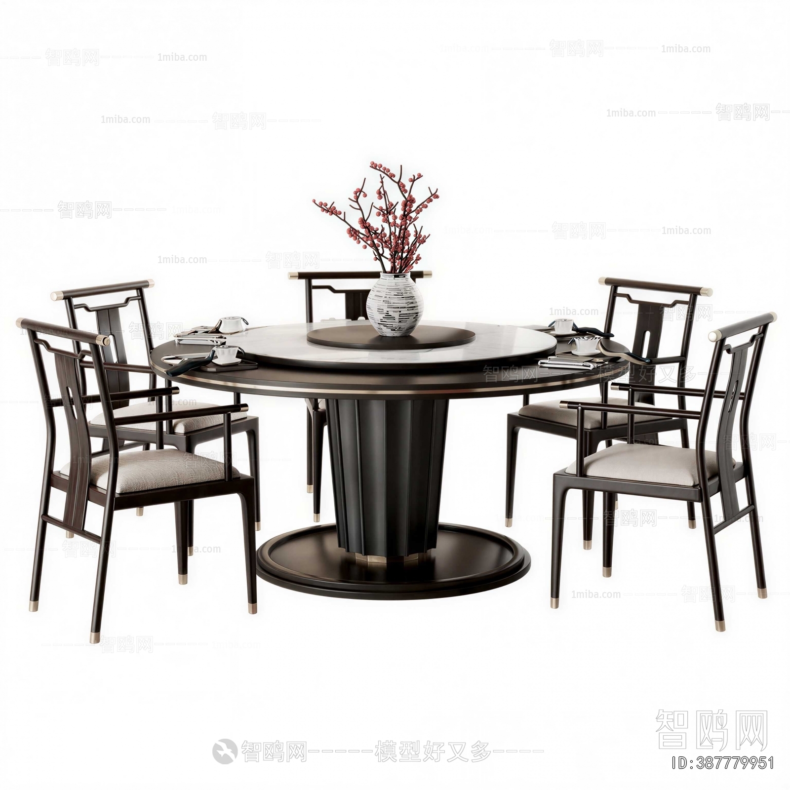 New Chinese Style Dining Table And Chairs