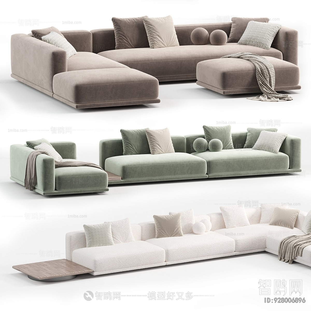 Modern Multi Person Sofa