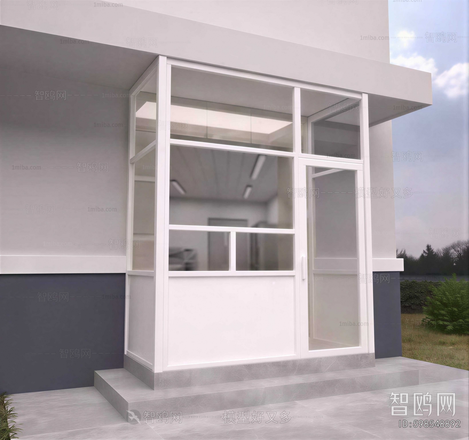 Modern Security Booth