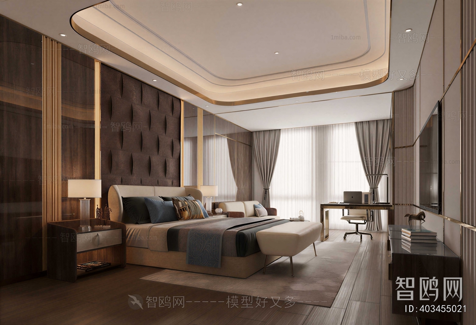 Modern Guest Room