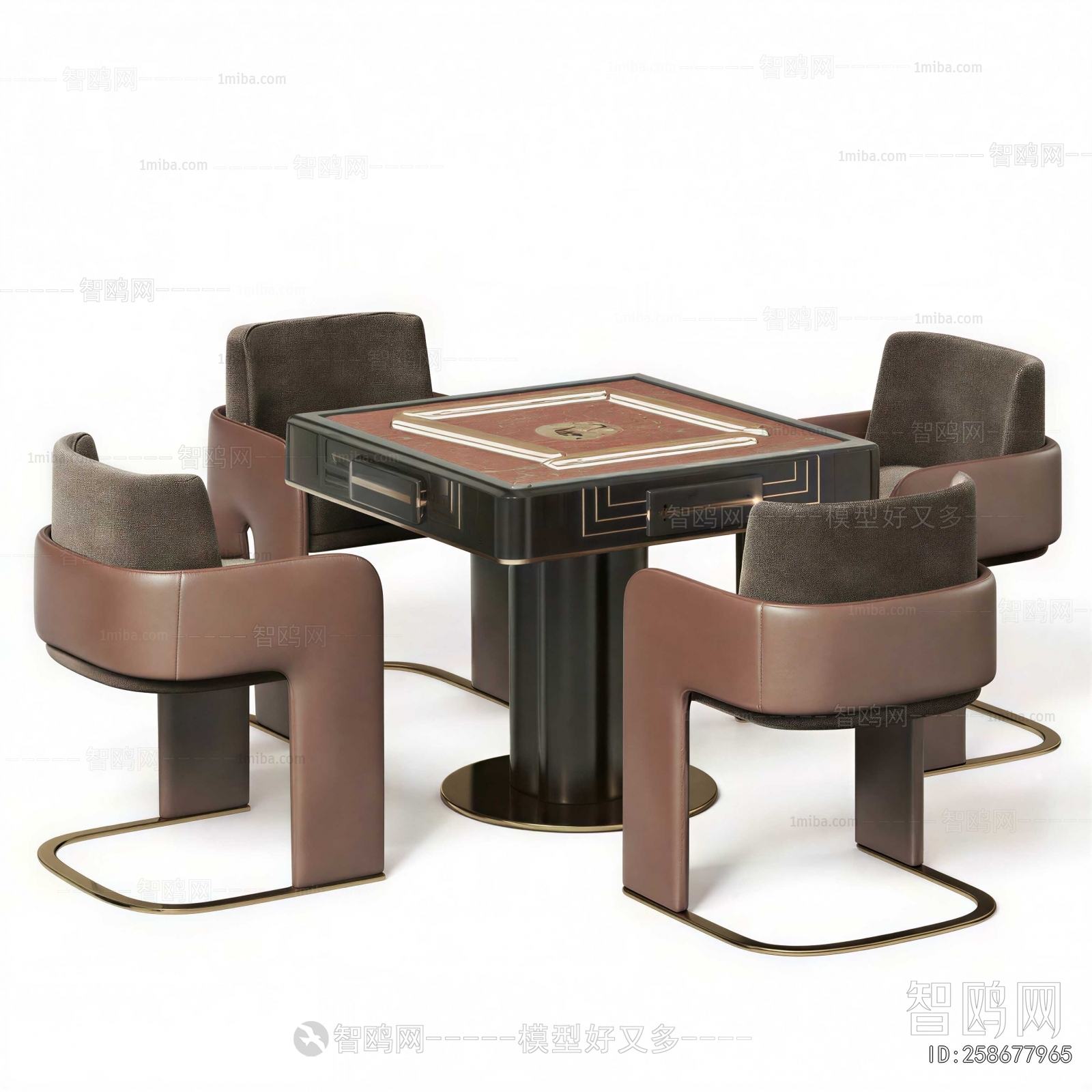 Modern Mahjong Tables And Chairs