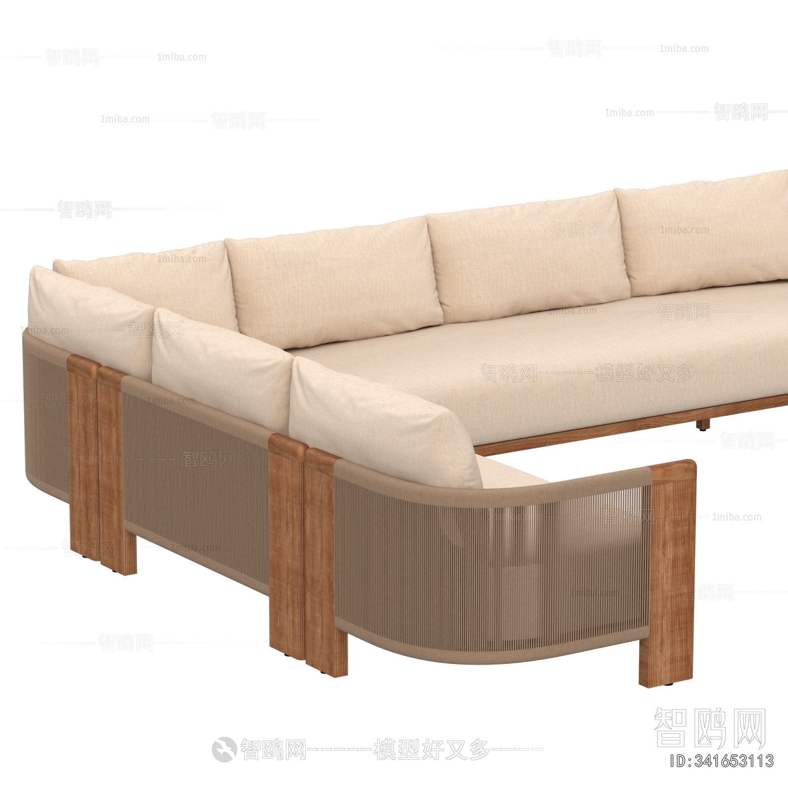 Modern Multi Person Sofa