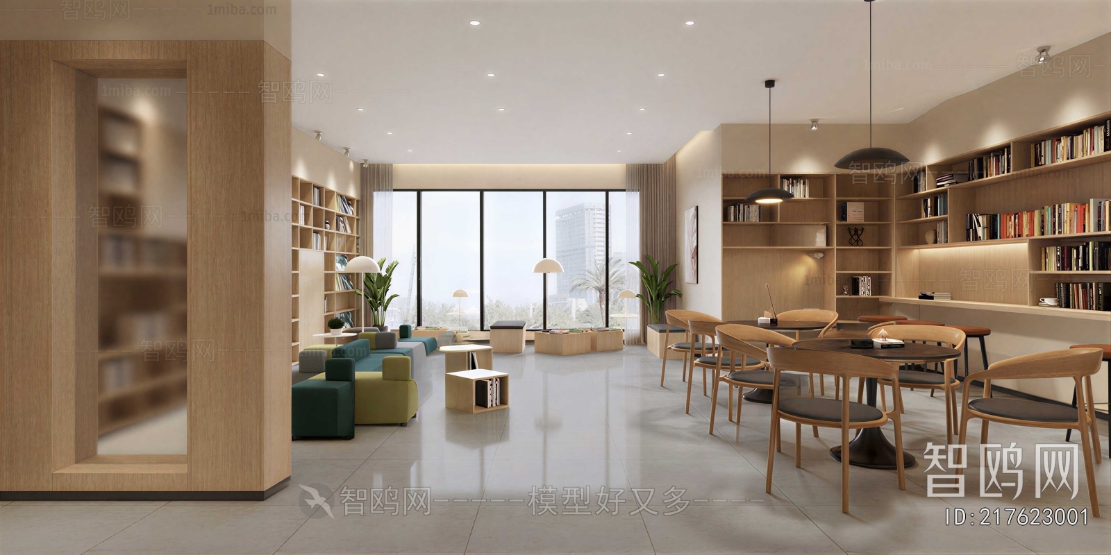 Modern Bookstore Book Bar