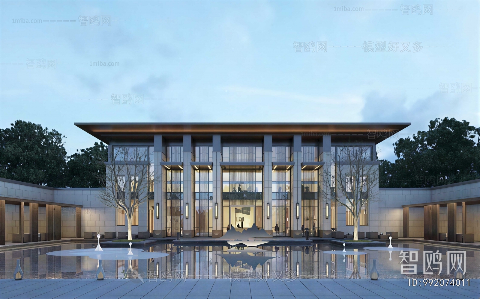 Modern Appearance Of Commercial Building
