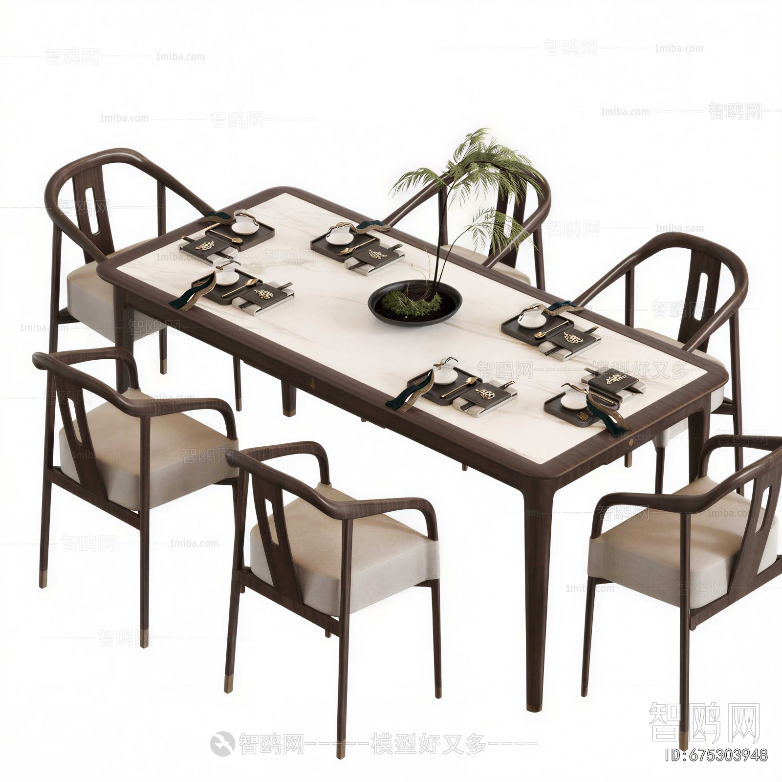 New Chinese Style Dining Table And Chairs