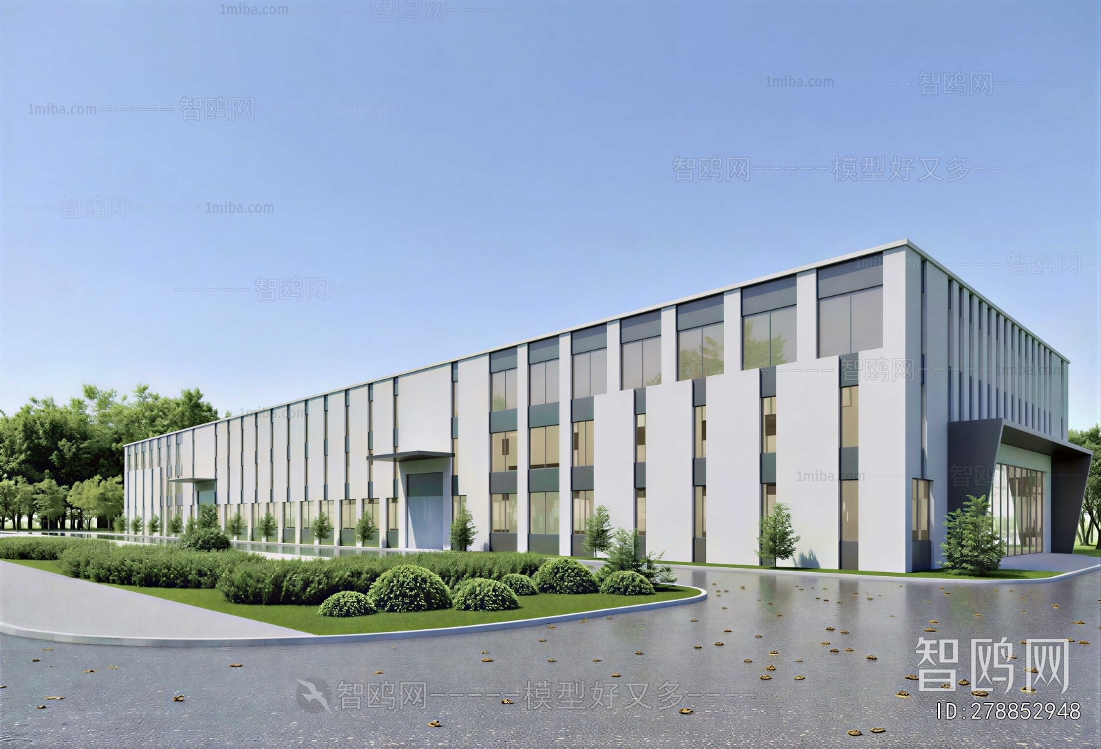 Modern Industrial Building