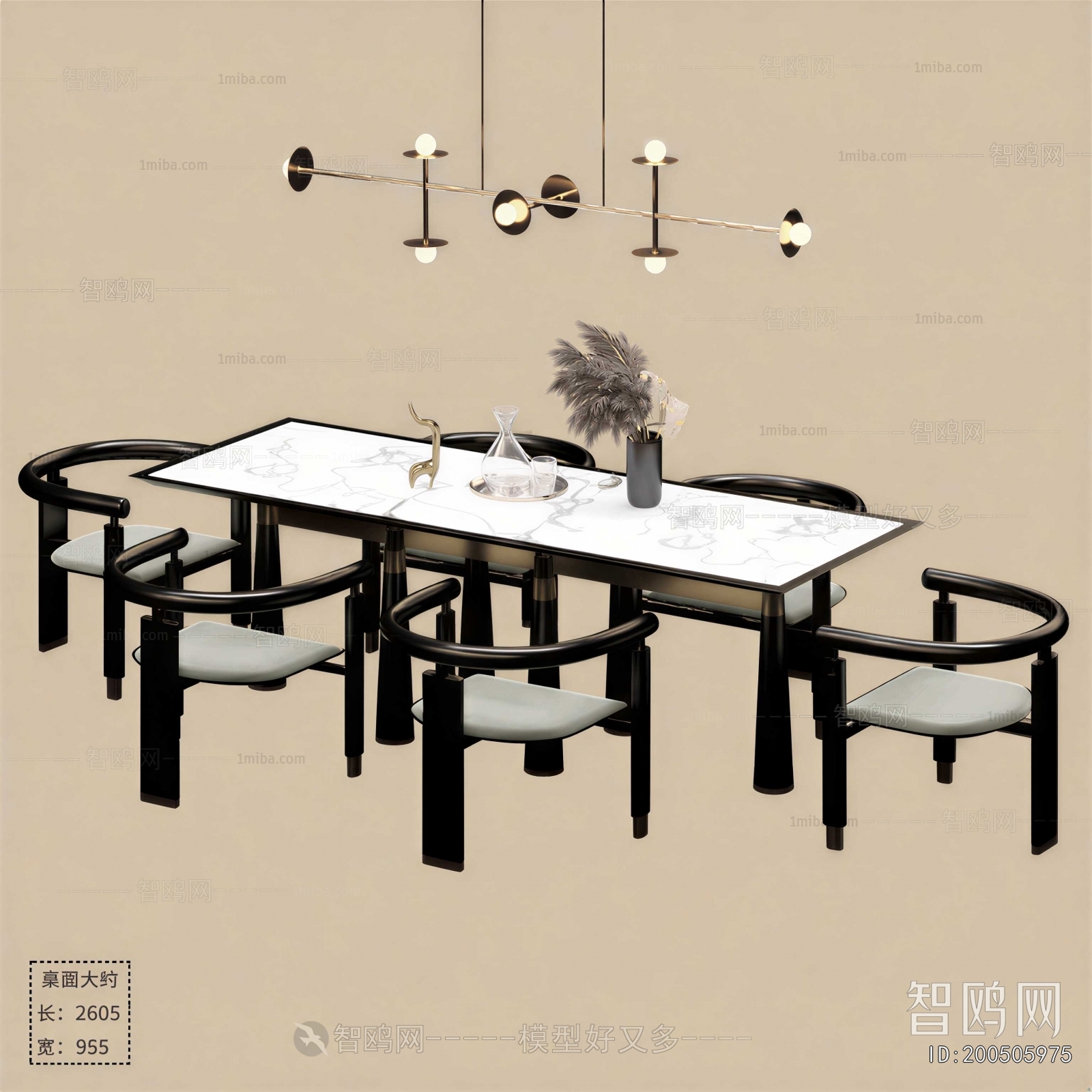 New Chinese Style Dining Table And Chairs
