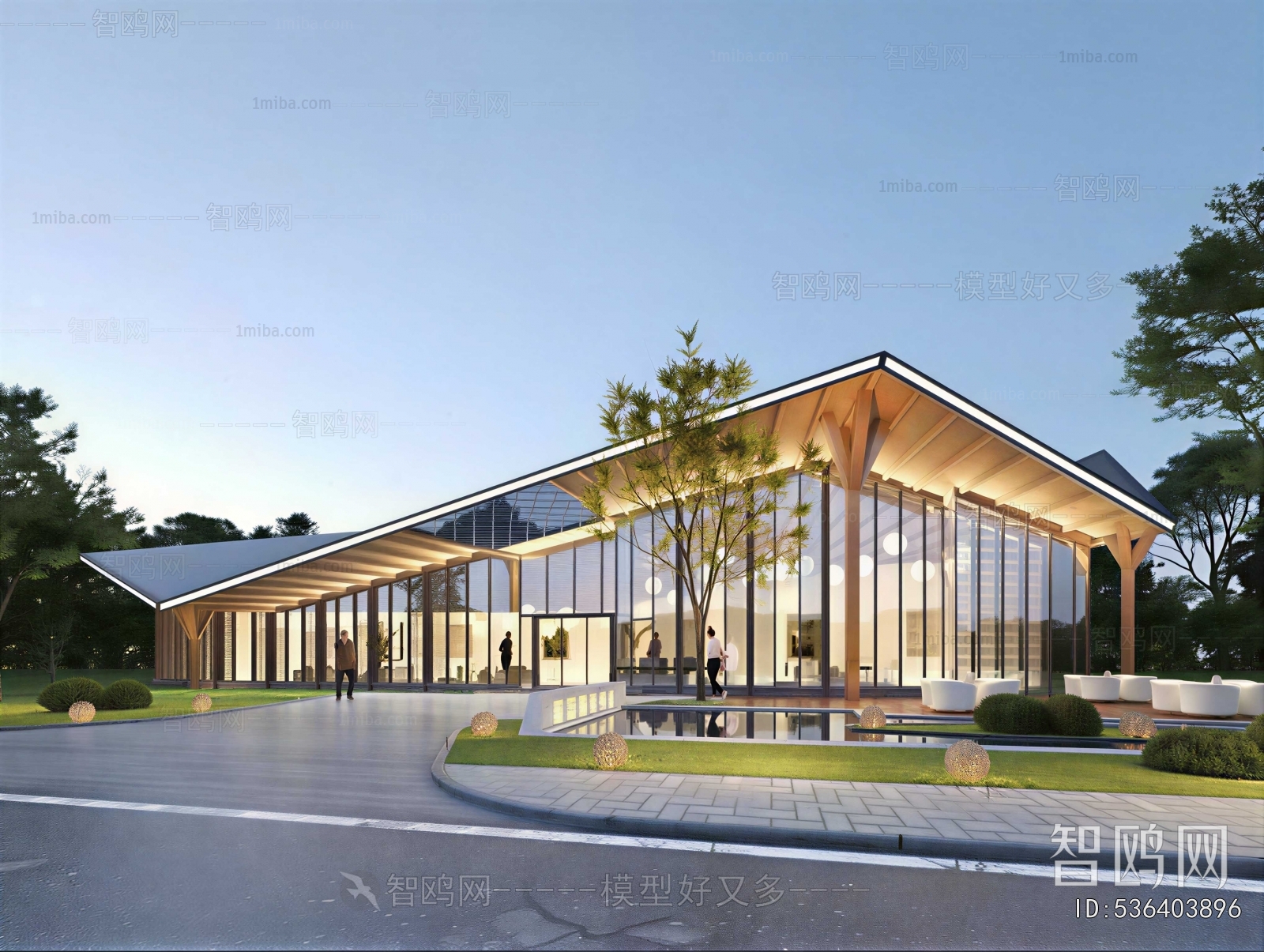 New Chinese Style Public Building