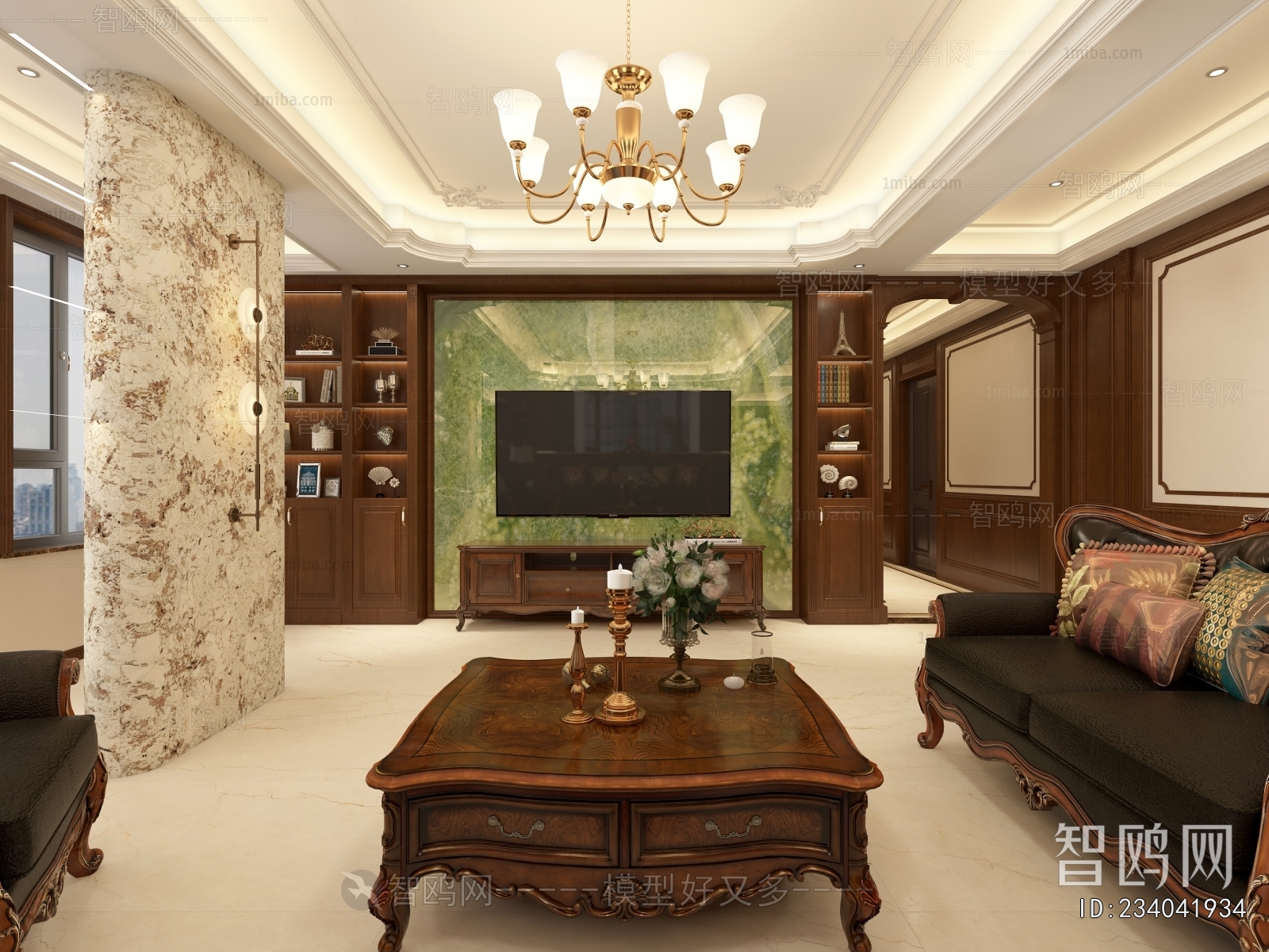 American Style A Living Room