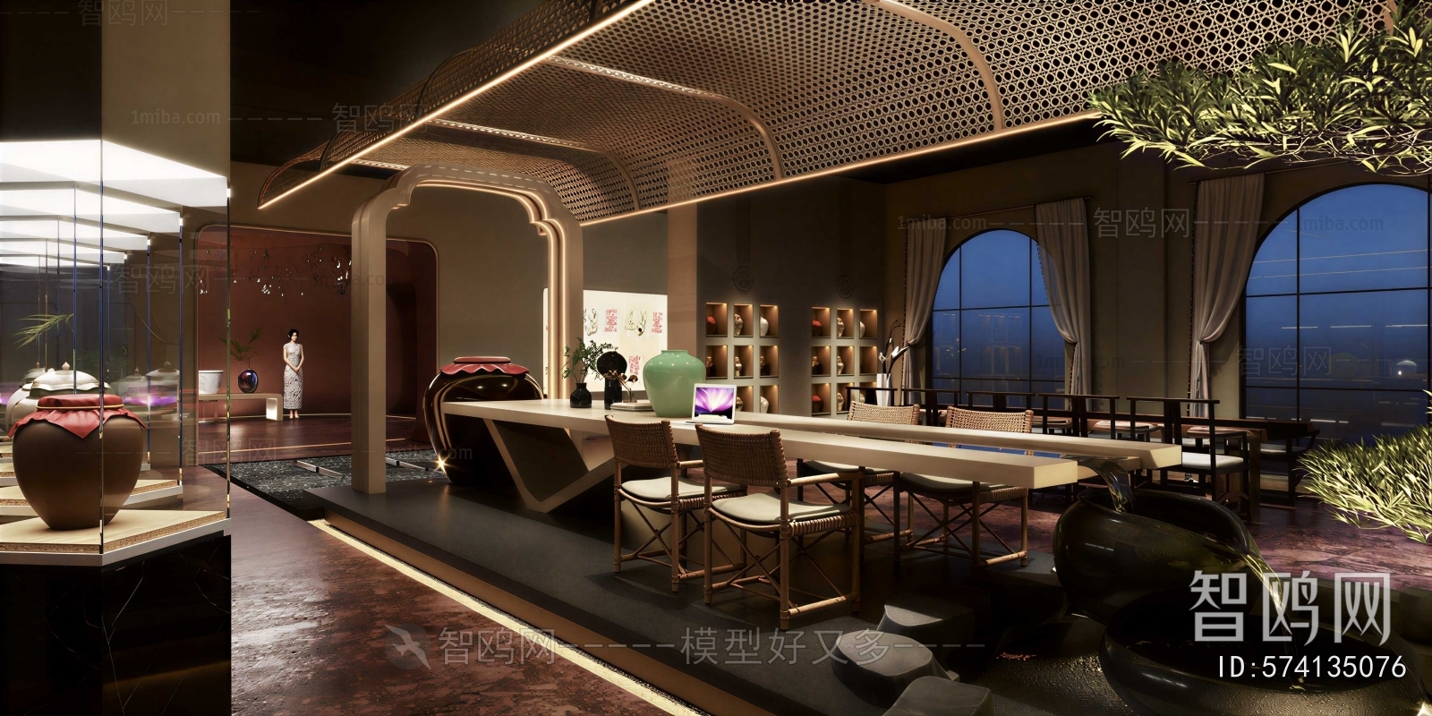 New Chinese Style Teahouse Tea House