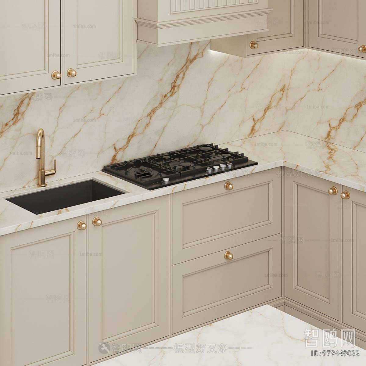 European Style Kitchen Cabinet