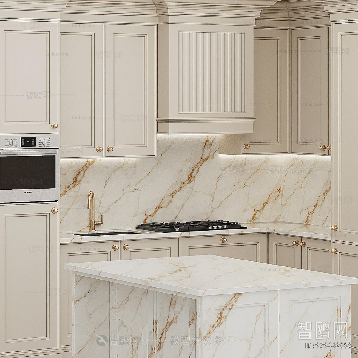 European Style Kitchen Cabinet