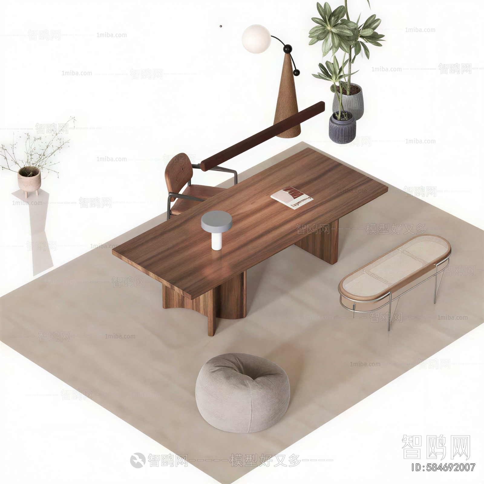 Modern Computer Desk And Chair