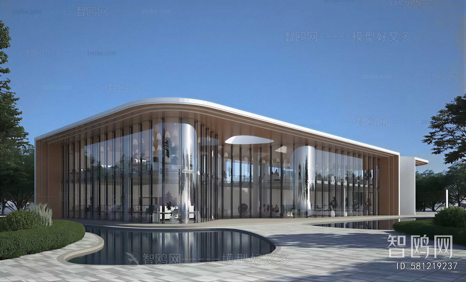 Modern Appearance Of Commercial Building