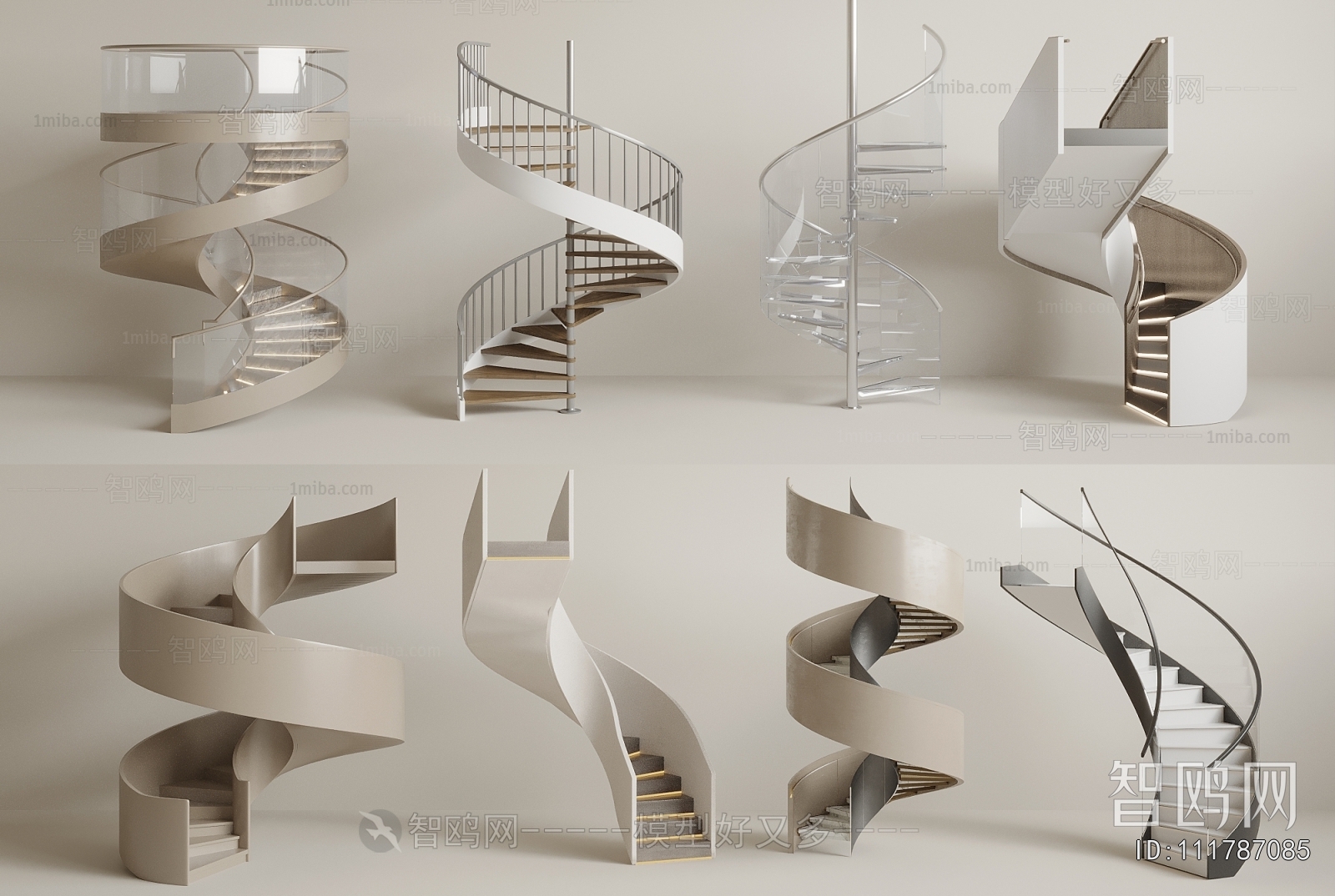 Modern Rotating Staircase