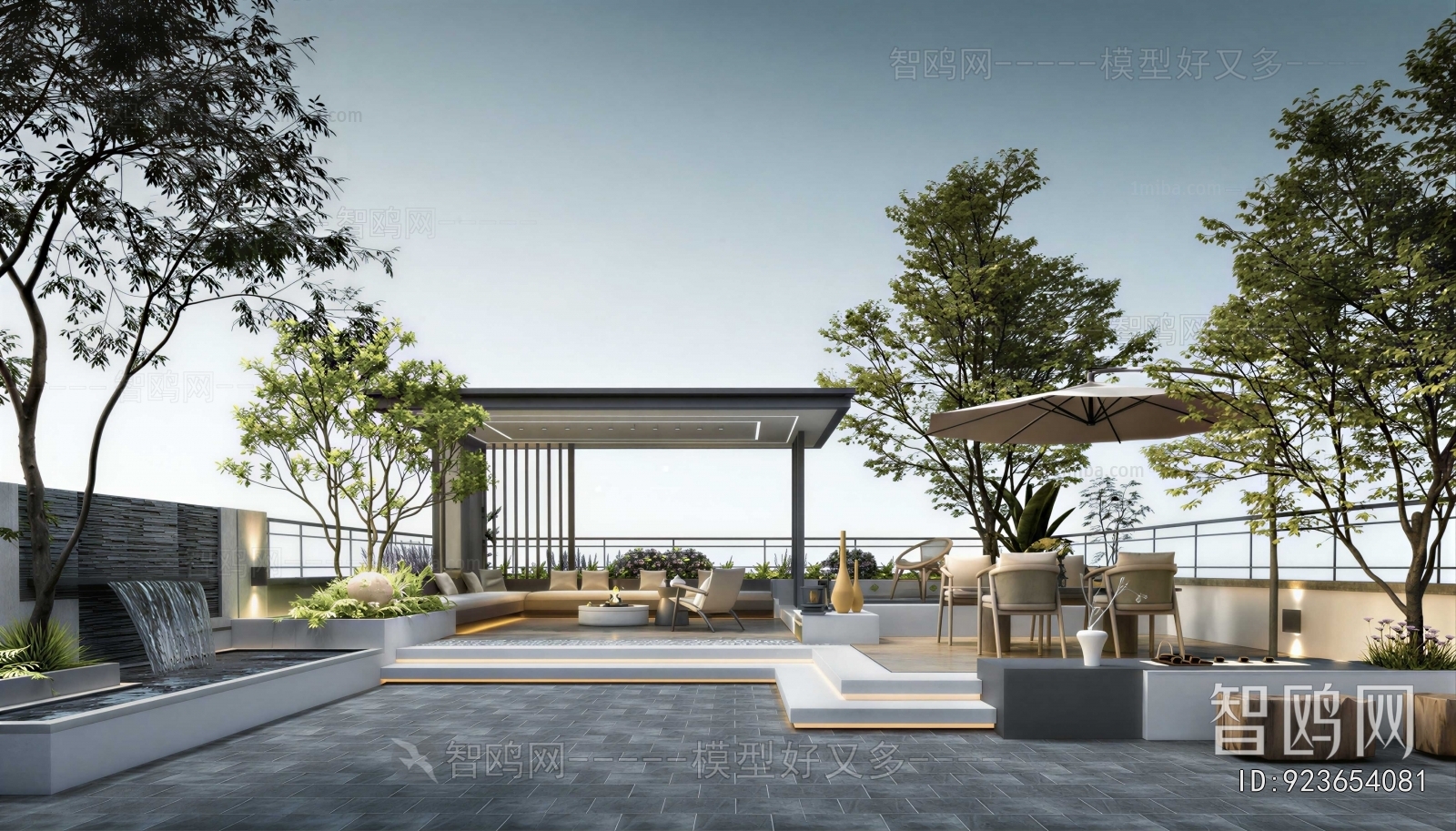 Modern Courtyard/landscape