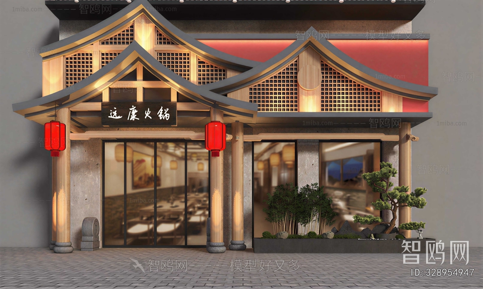 New Chinese Style Facade Element