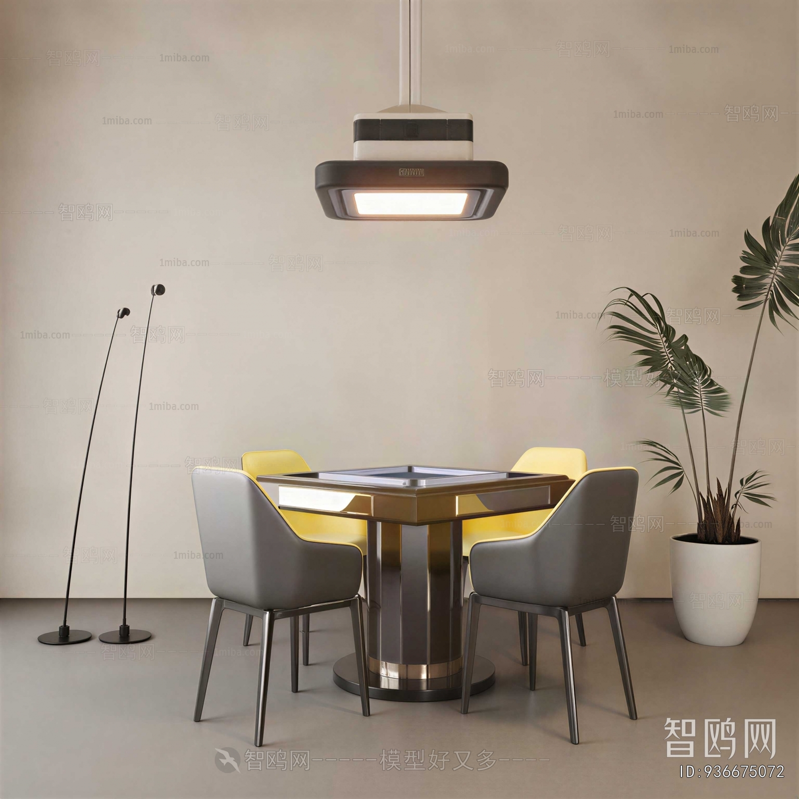 Modern Mahjong Tables And Chairs
