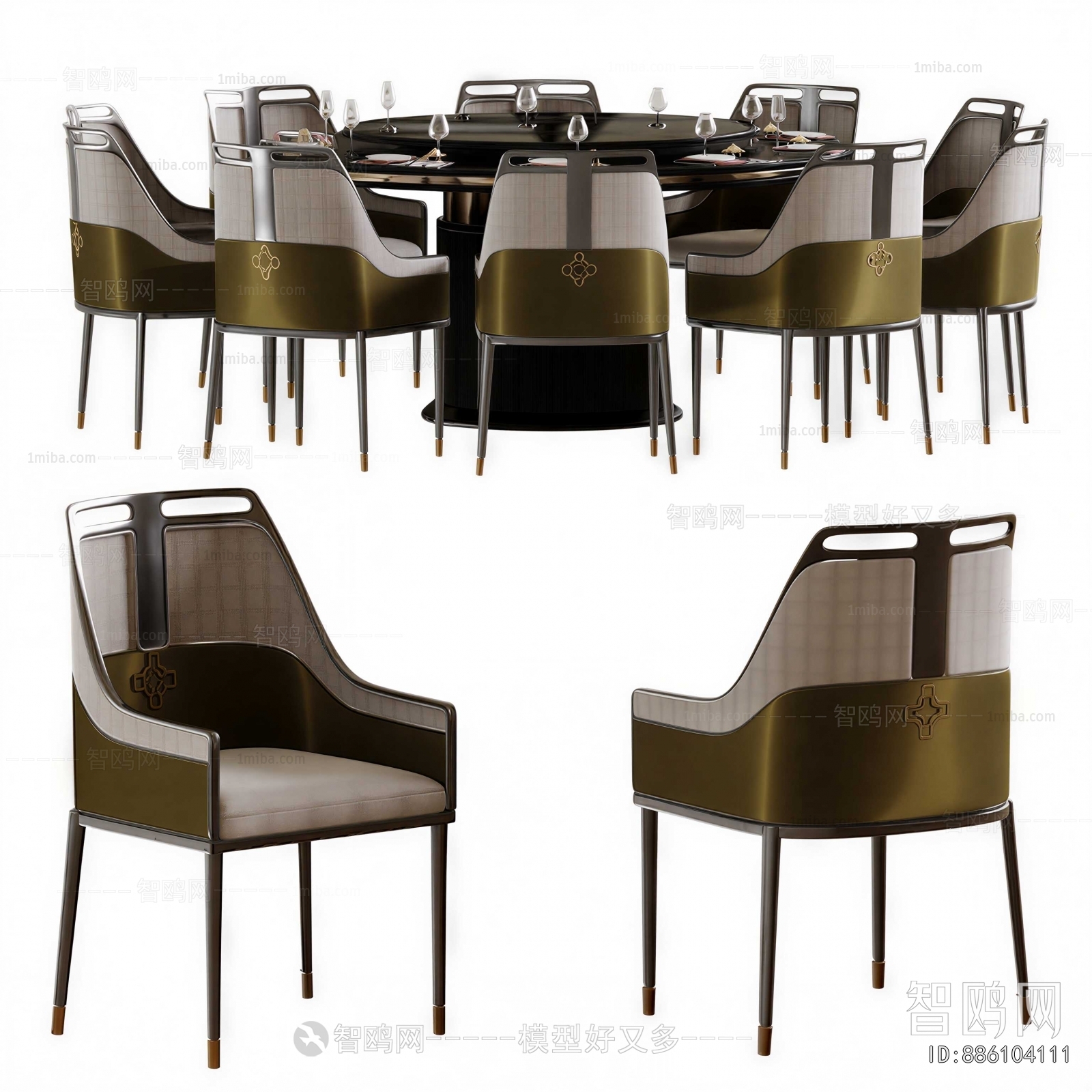 New Chinese Style Dining Table And Chairs