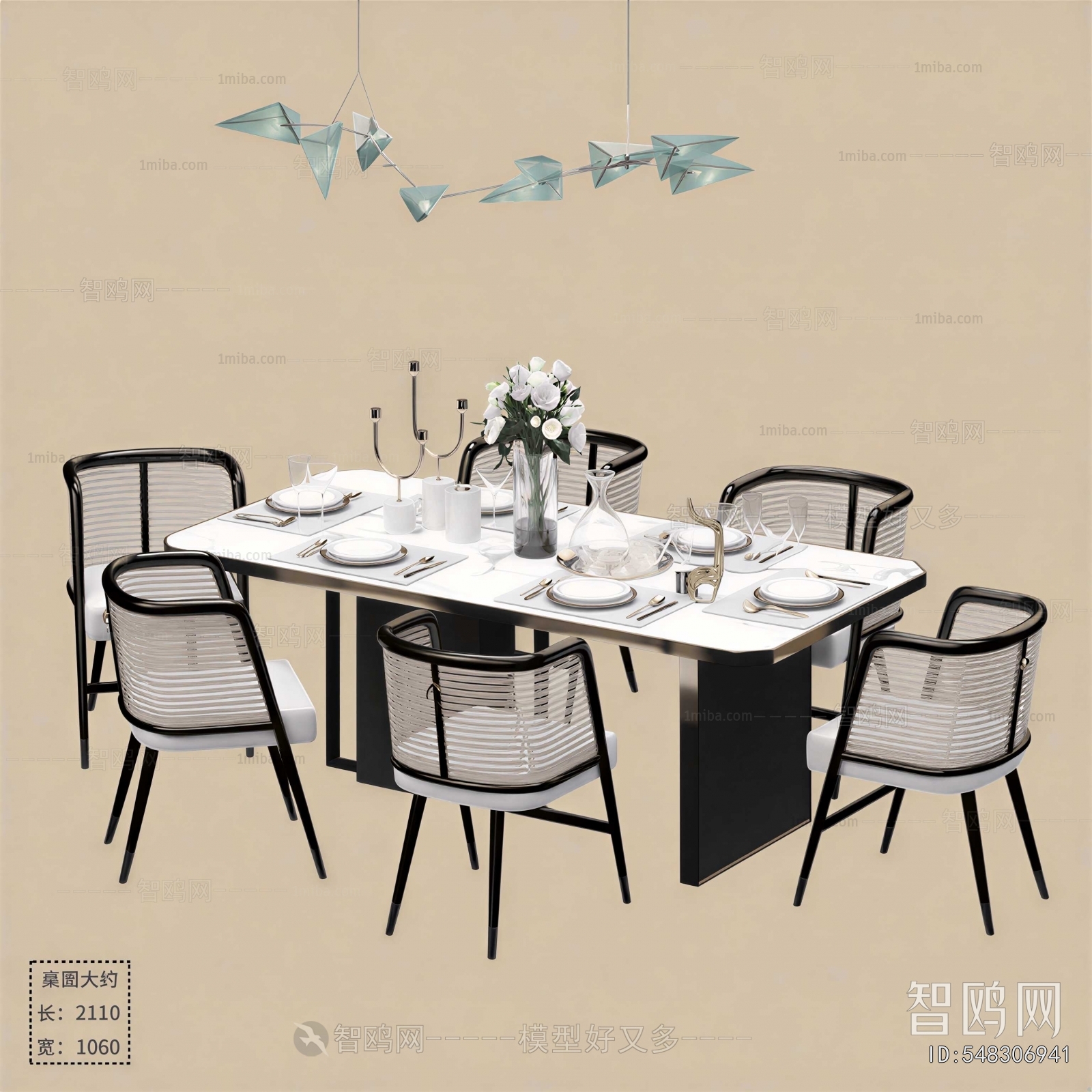 New Chinese Style Dining Table And Chairs
