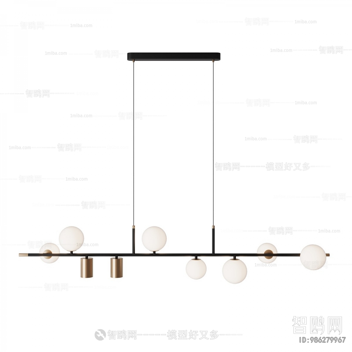 Modern Long Chandelier