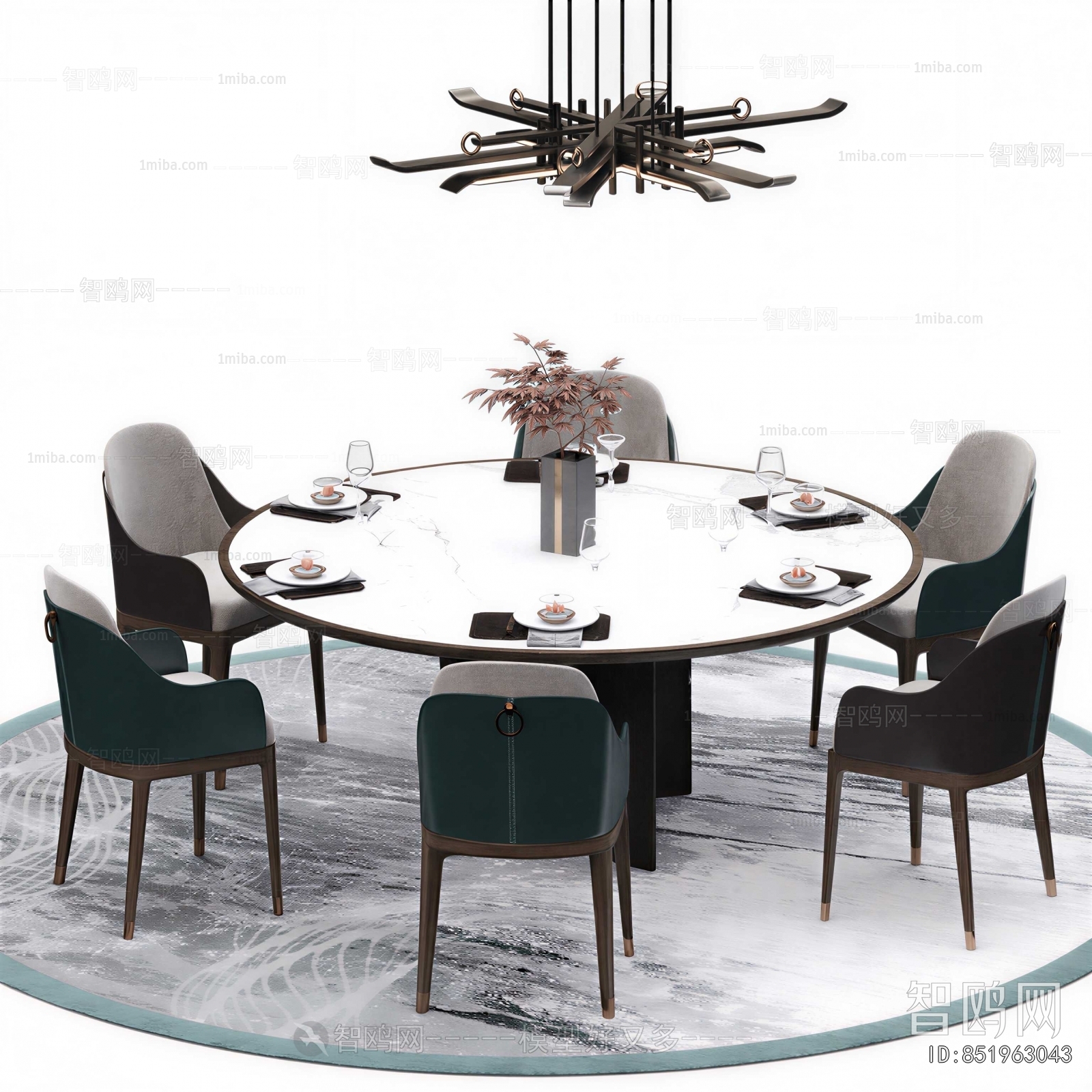 New Chinese Style Dining Table And Chairs