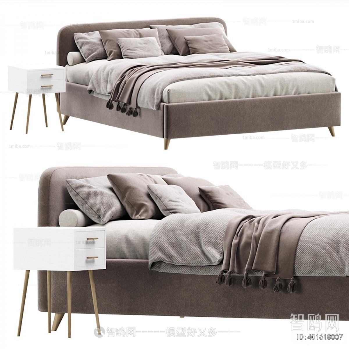 Modern Double Bed