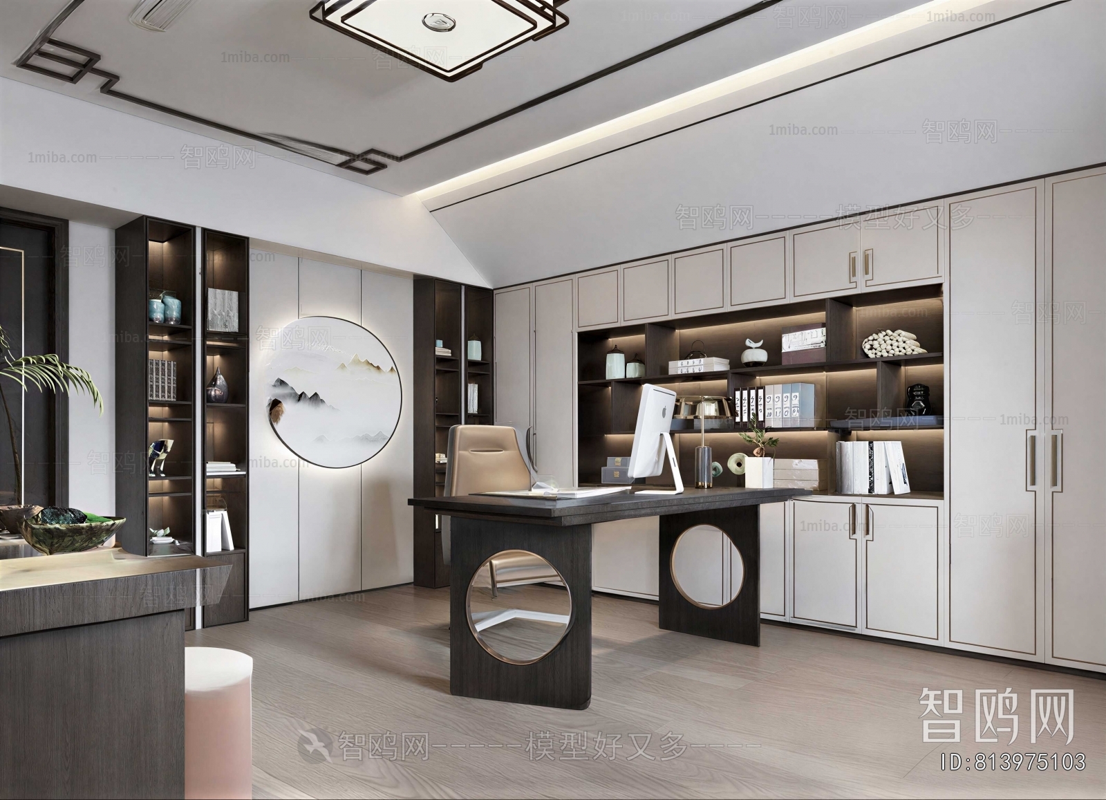 New Chinese Style Manager's Office