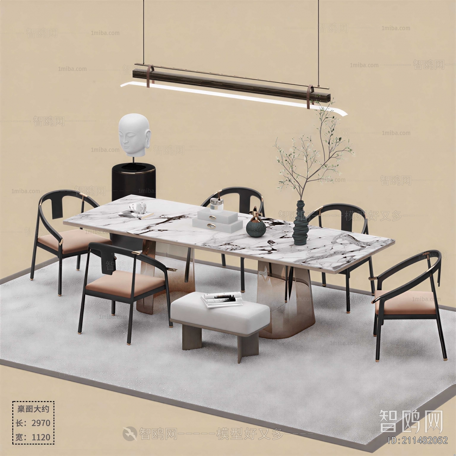 New Chinese Style Dining Table And Chairs