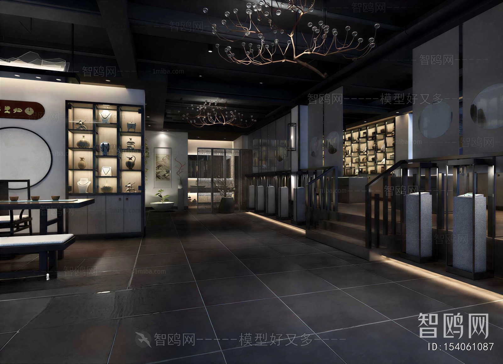 New Chinese Style Exhibition Hall