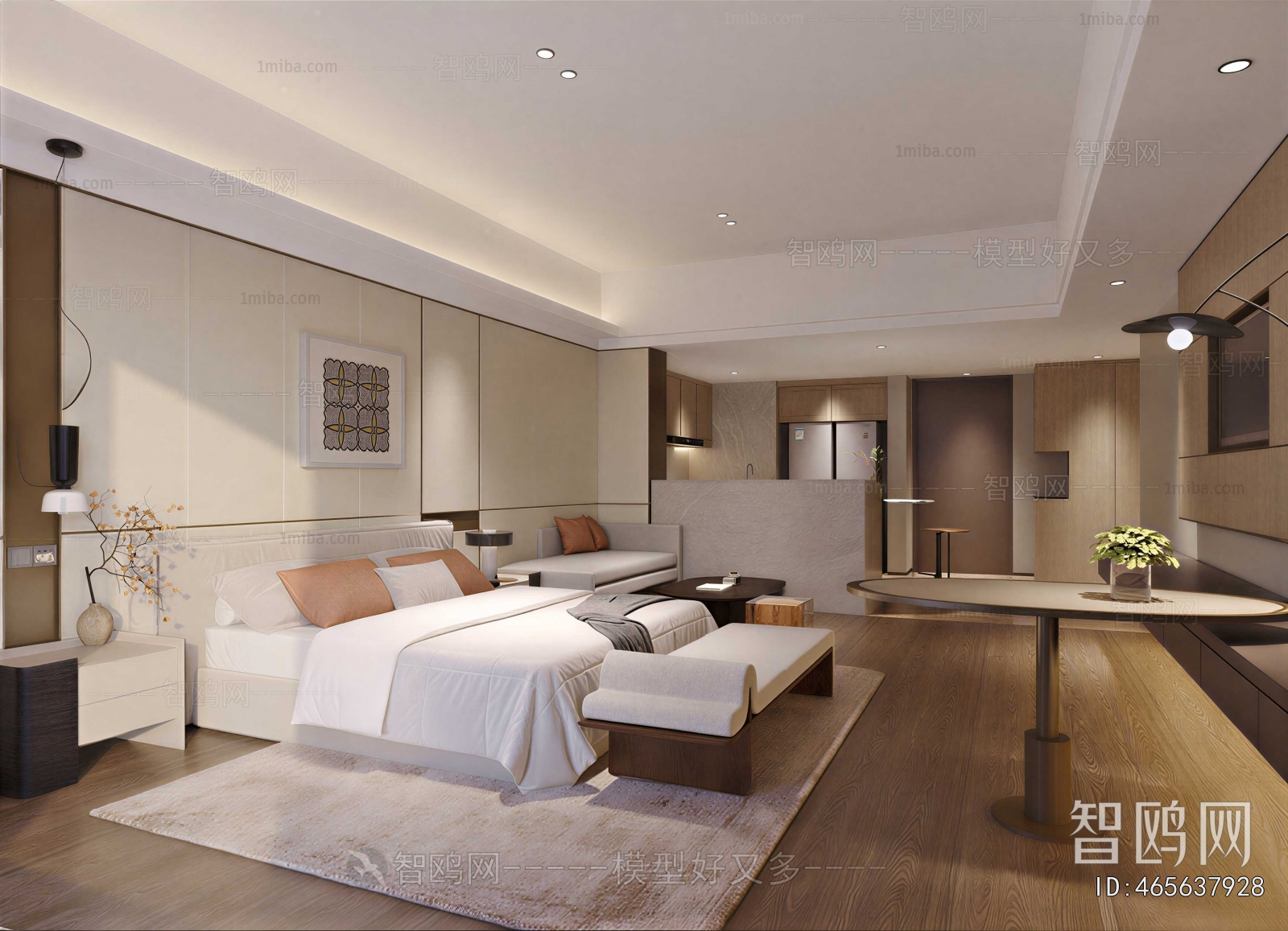 Modern Guest Room