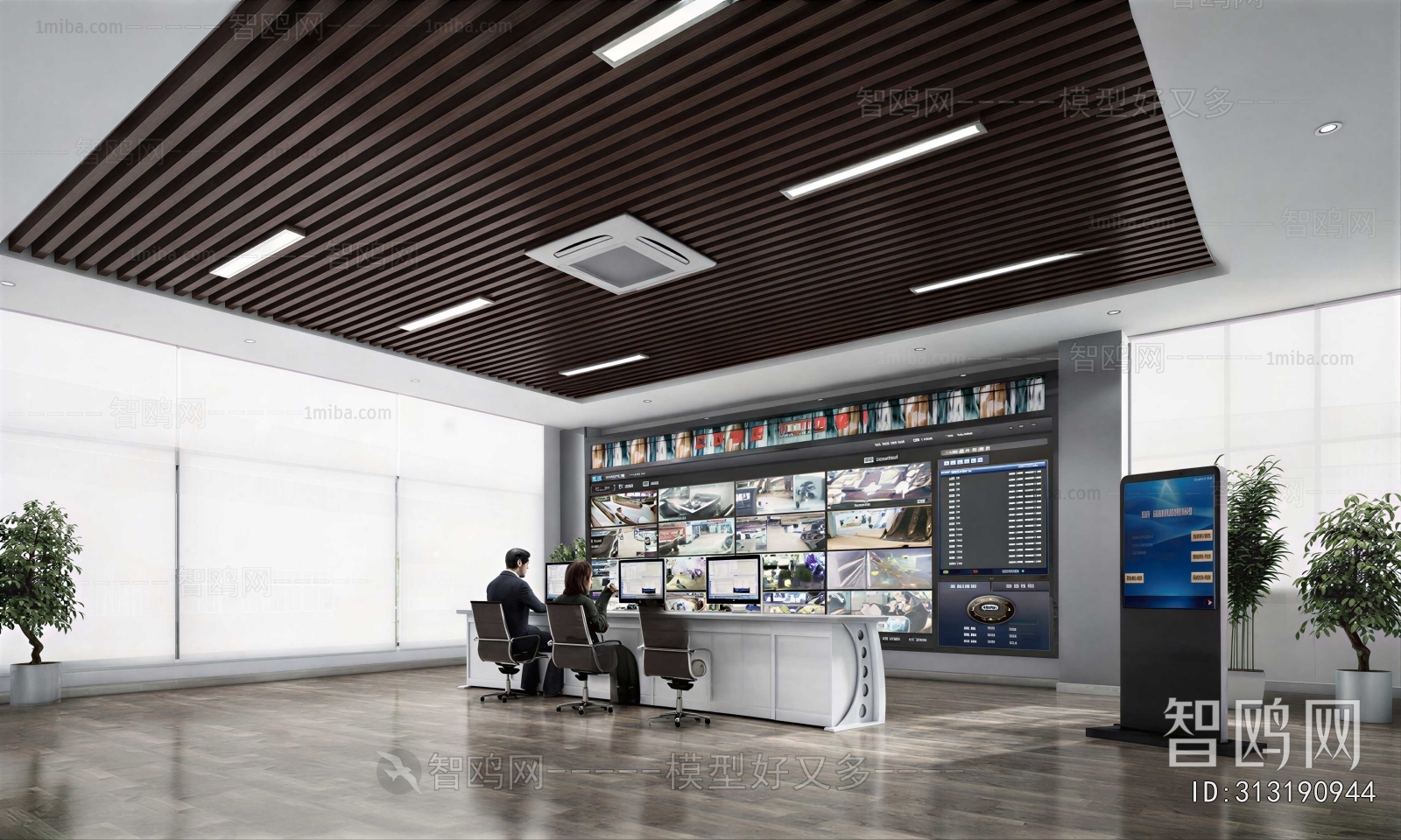 Modern Monitor Room