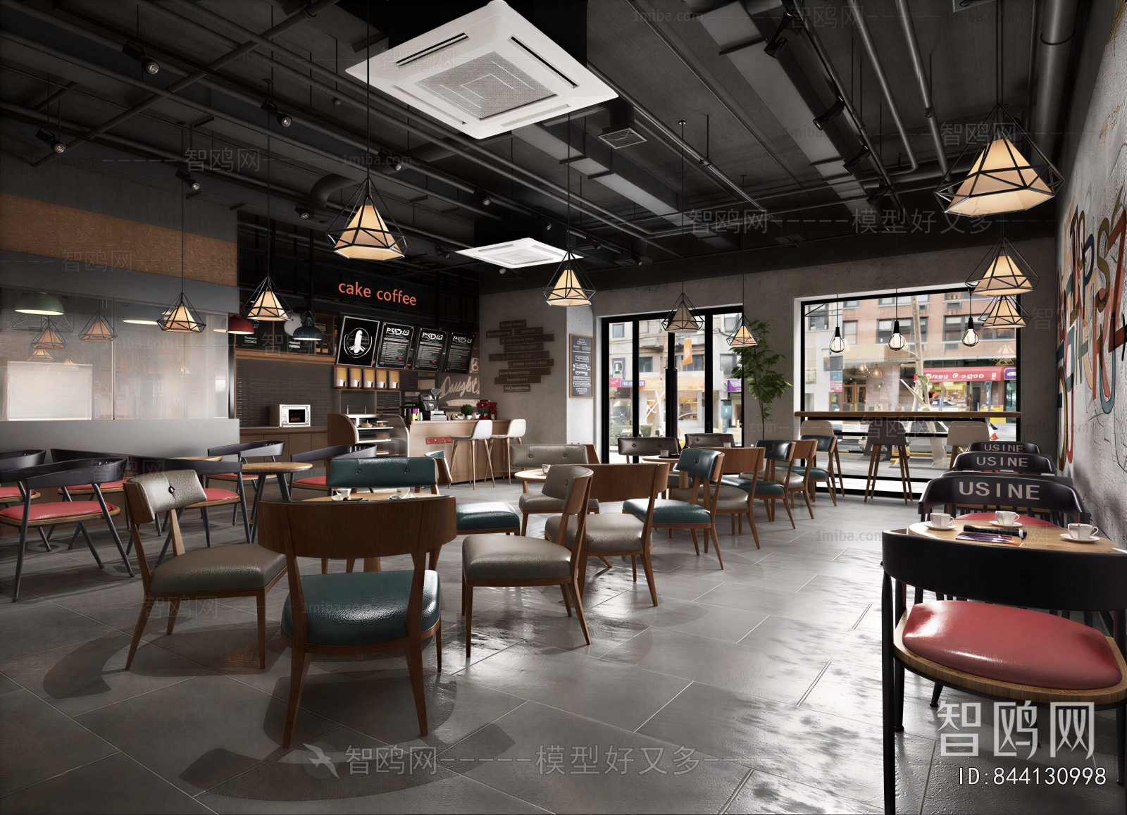 Industrial Style Cafe