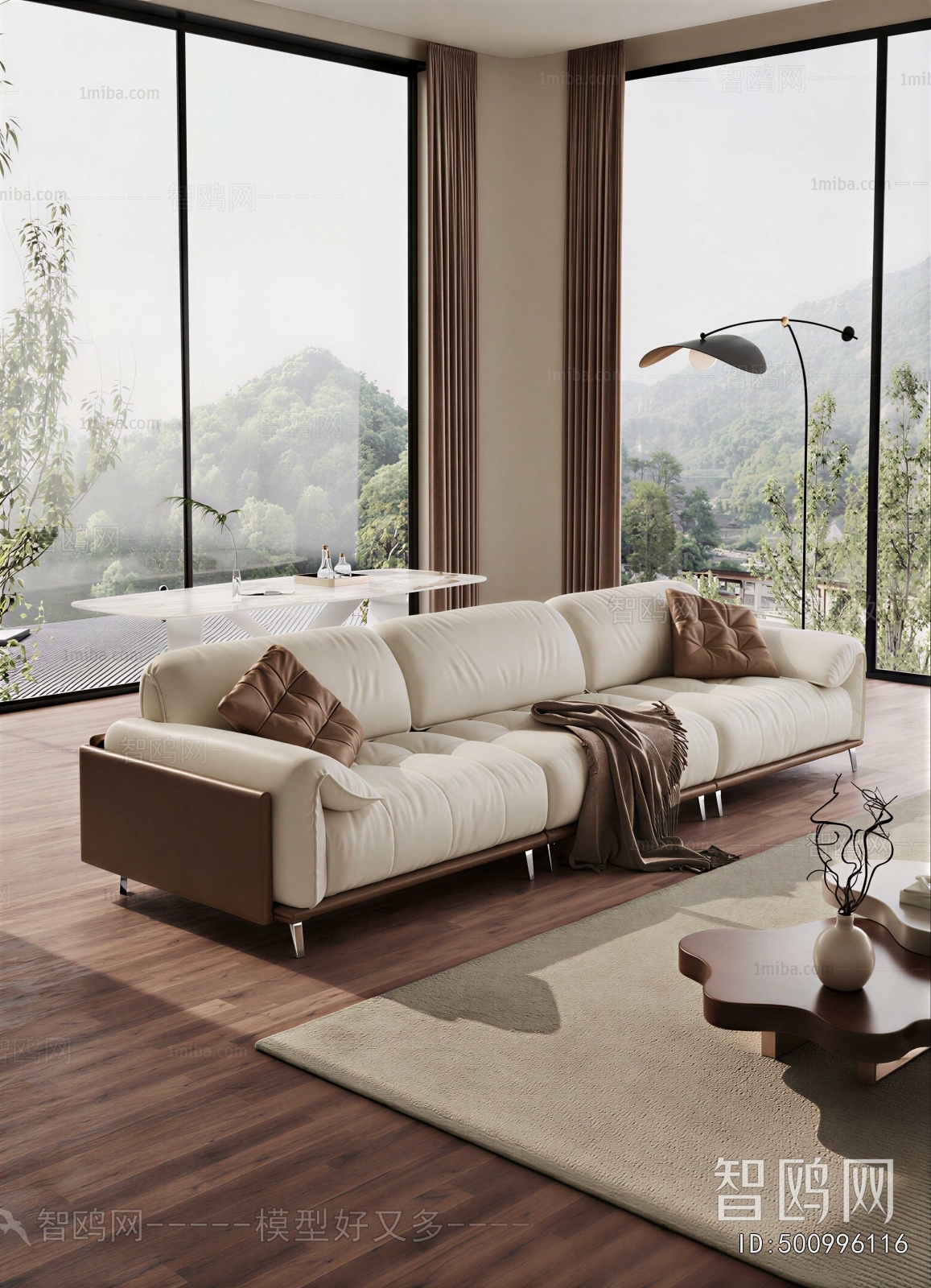 Modern Three-seat Sofa