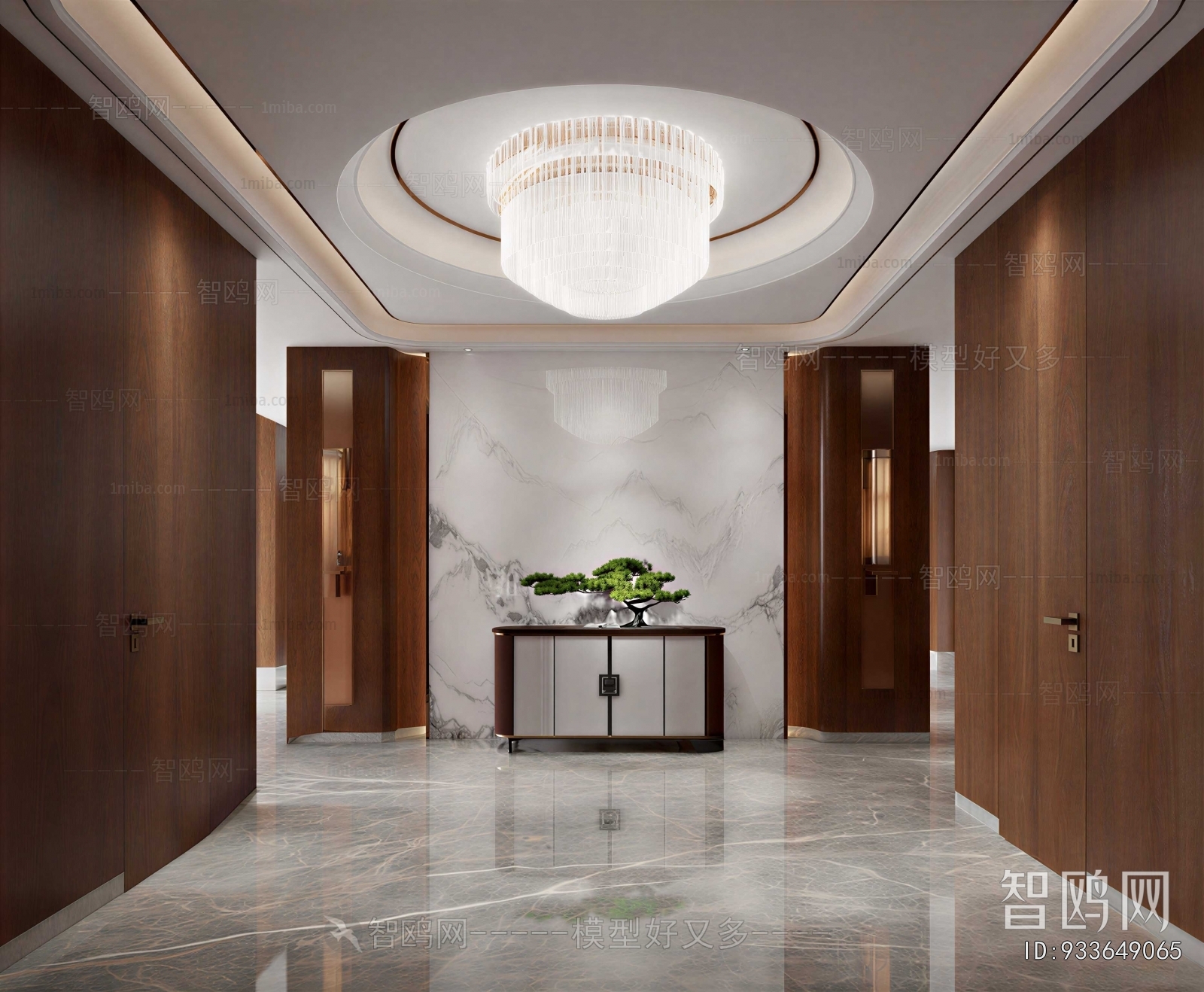 New Chinese Style Hallway