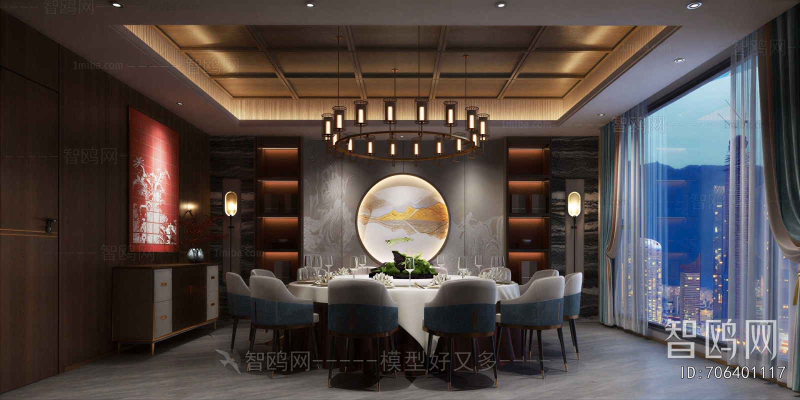 New Chinese Style Restaurant Box
