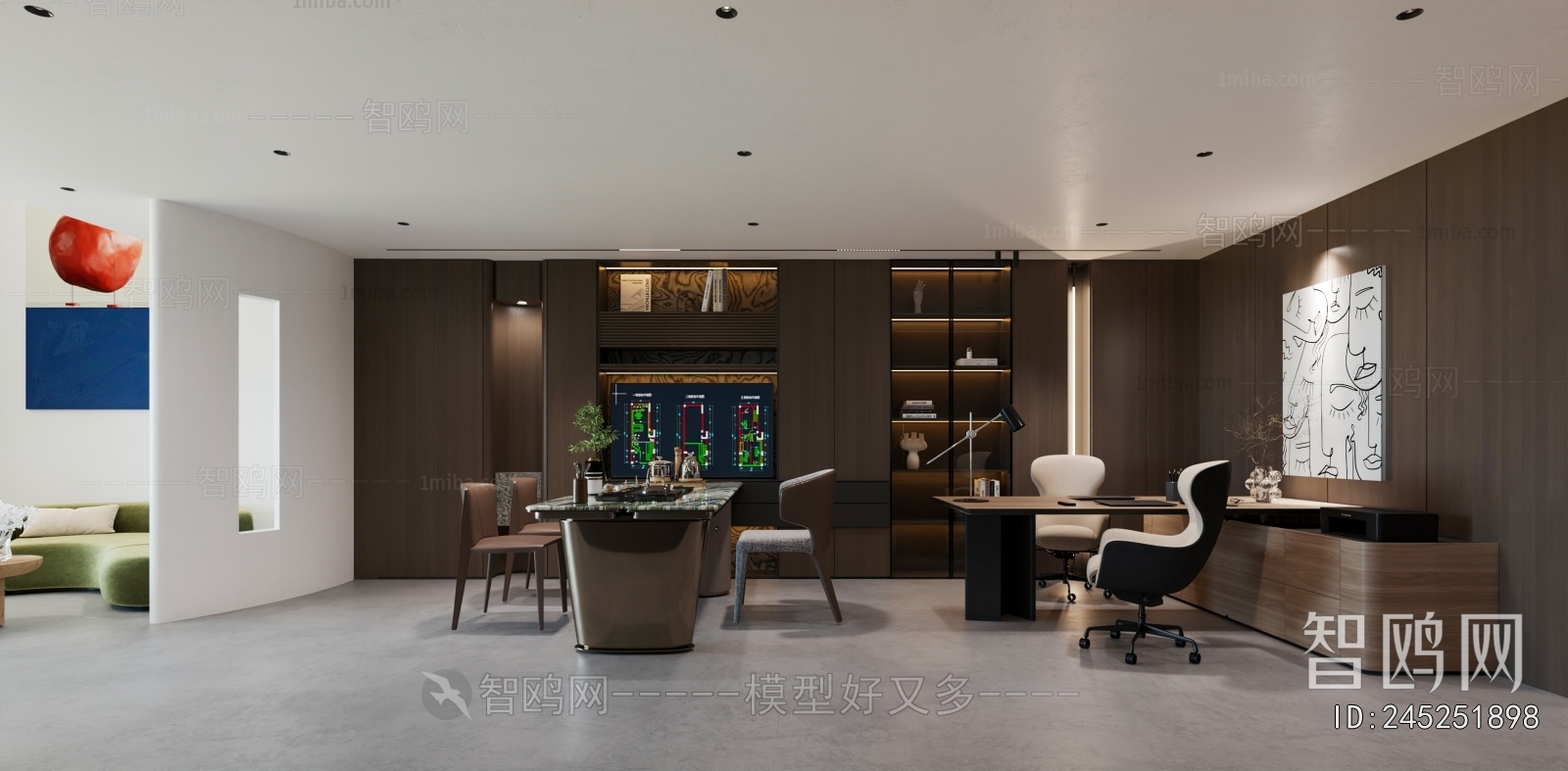 Modern Manager's Office