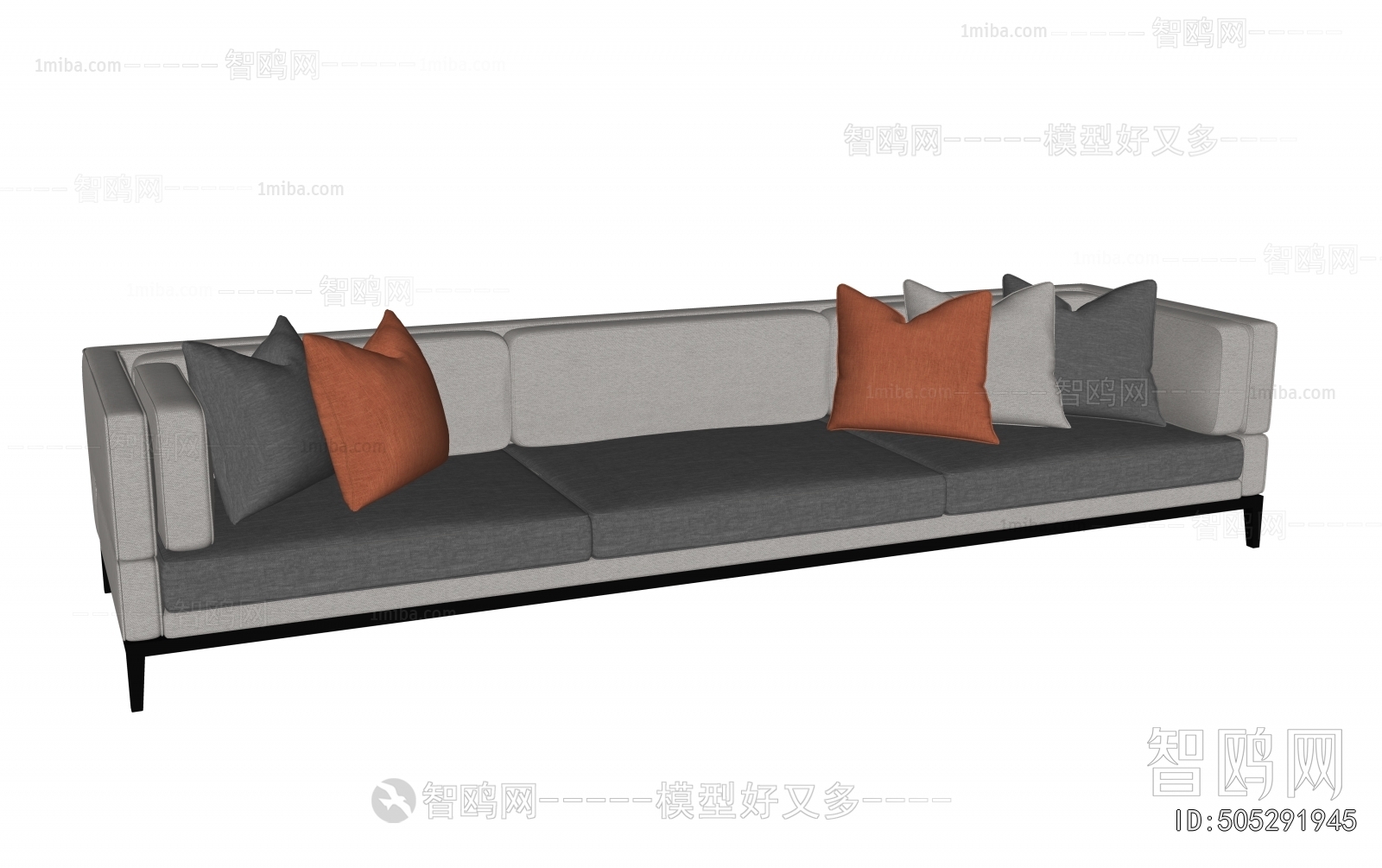 Modern Three-seat Sofa