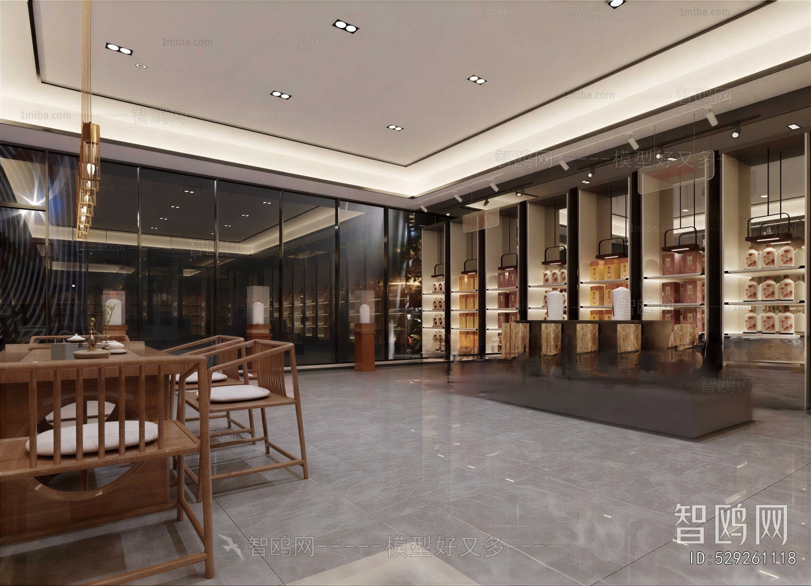 New Chinese Style Exhibition Hall