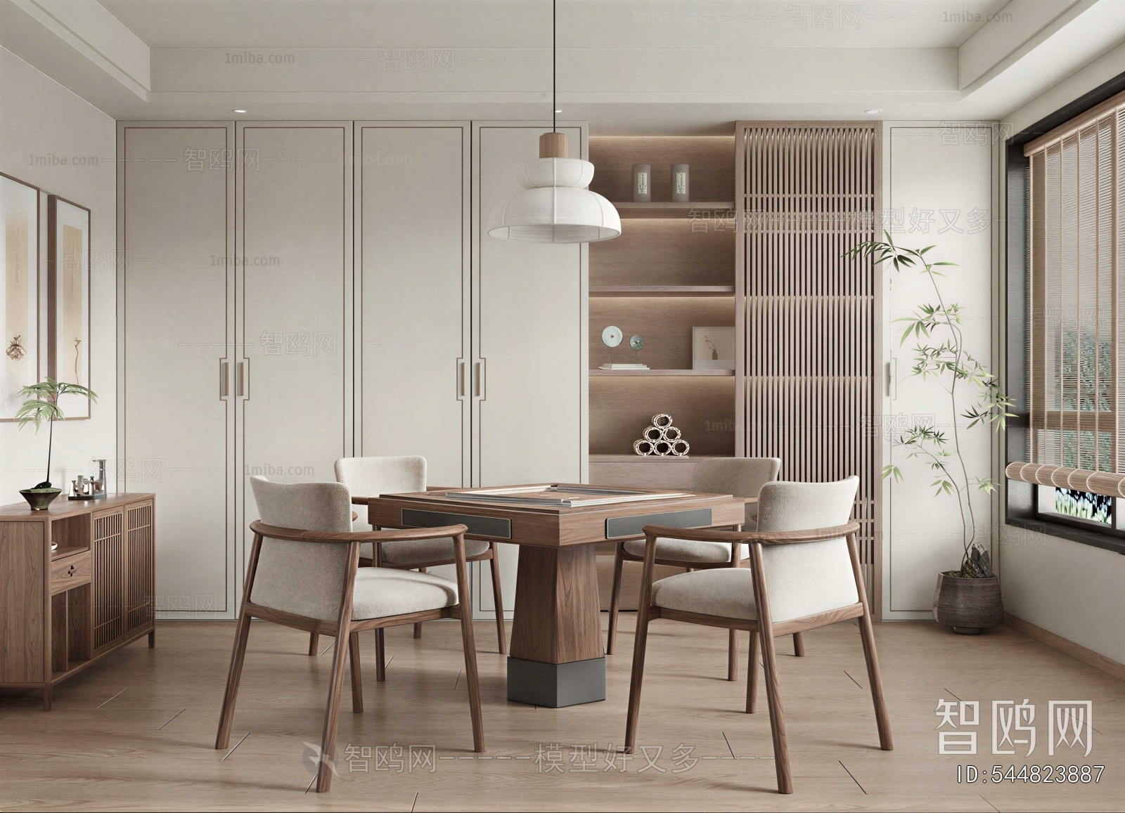 New Chinese Style Chess And Card Room