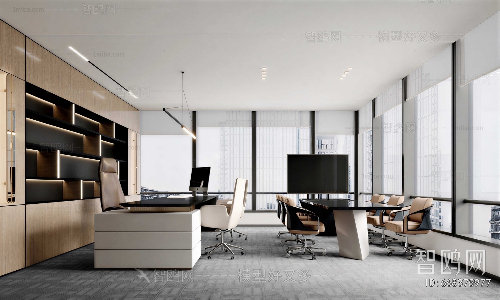 Modern Manager's Office