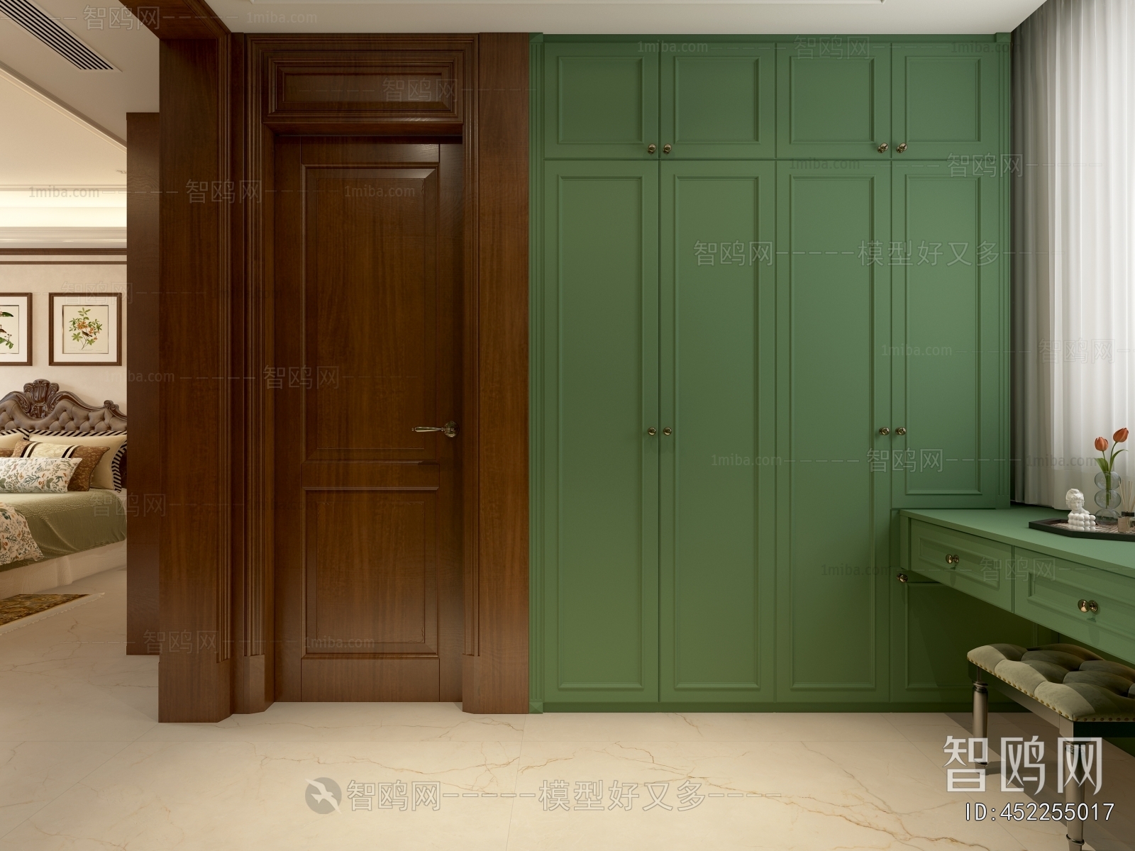 American Style Clothes Storage Area