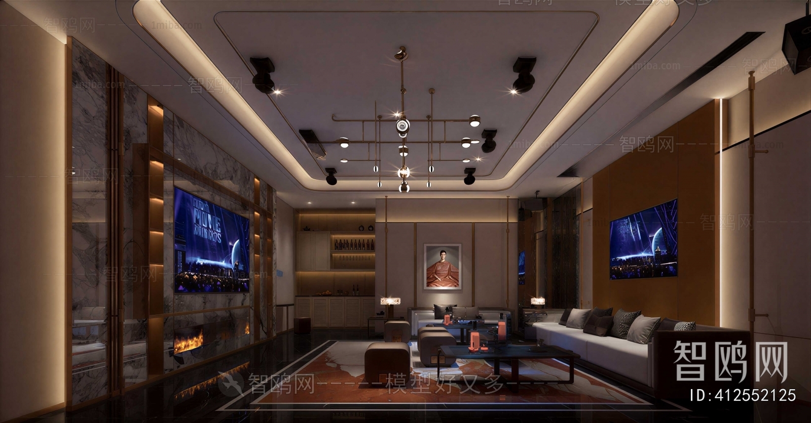 Modern Audiovisual Room