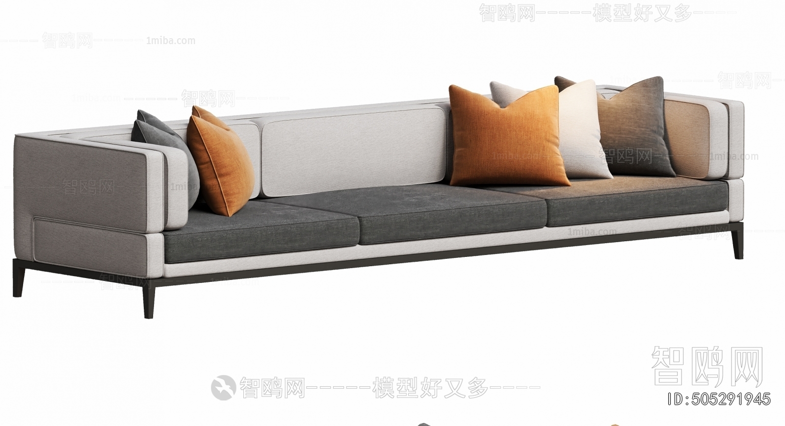 Modern Three-seat Sofa