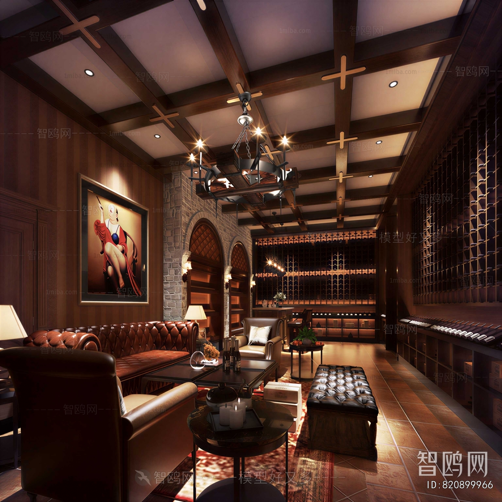 American Style Wine Cellar/Wine Tasting Room