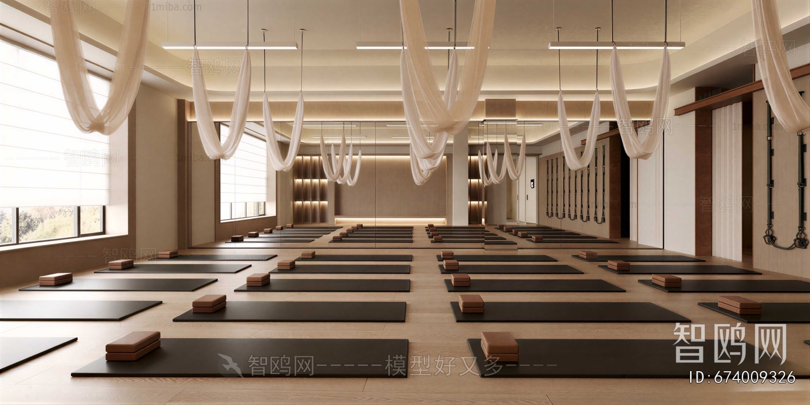 Modern Yoga Room